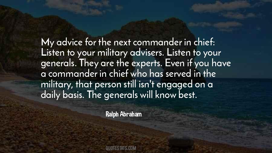 Quotes About Commander In Chief #1090174