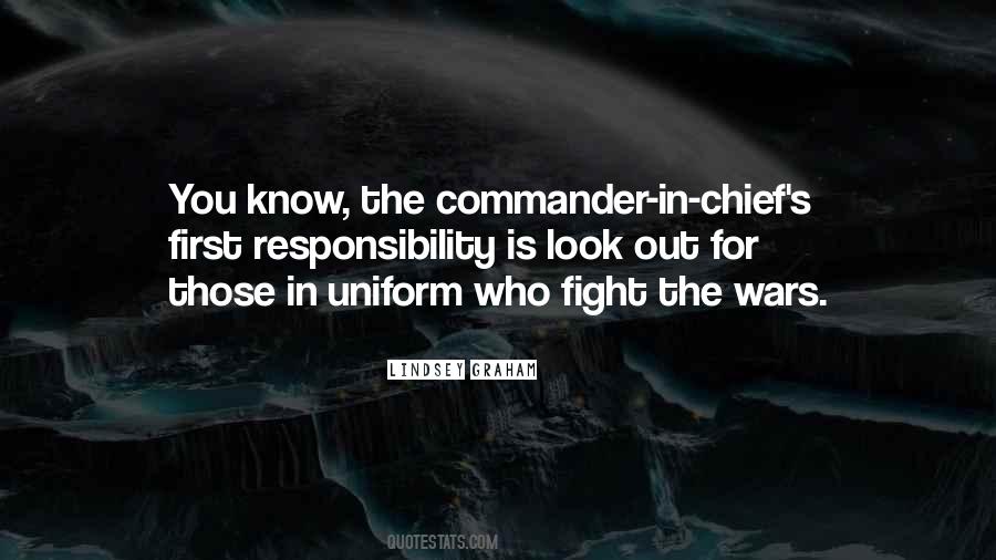 Quotes About Commander In Chief #899586