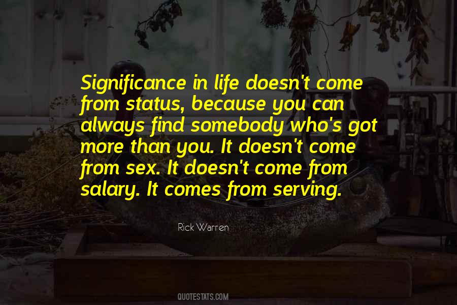 Quotes About Status In Life #657743