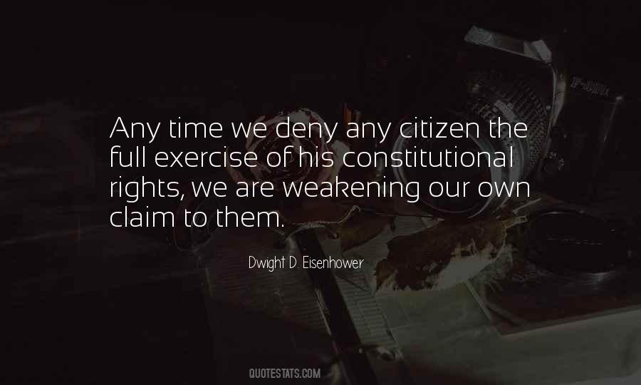 Quotes About Our Constitutional Rights #1599750