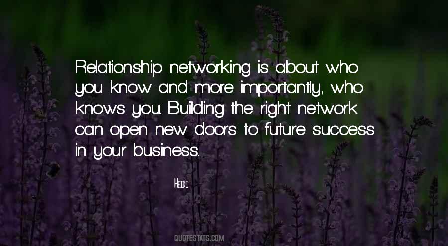 Quotes About Business Networking #233810