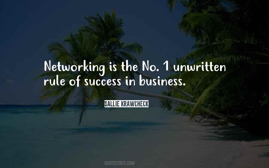 Quotes About Business Networking #441570