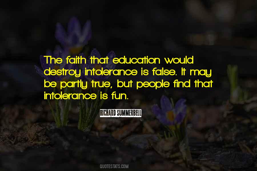 Quotes About Intolerance #1641835