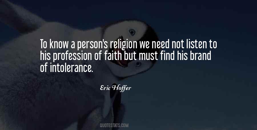 Quotes About Intolerance #933108
