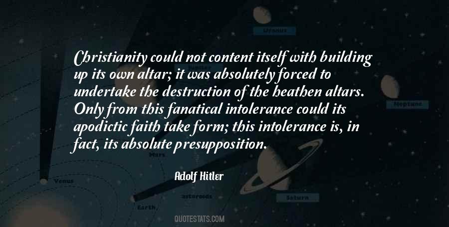 Quotes About Intolerance #985152