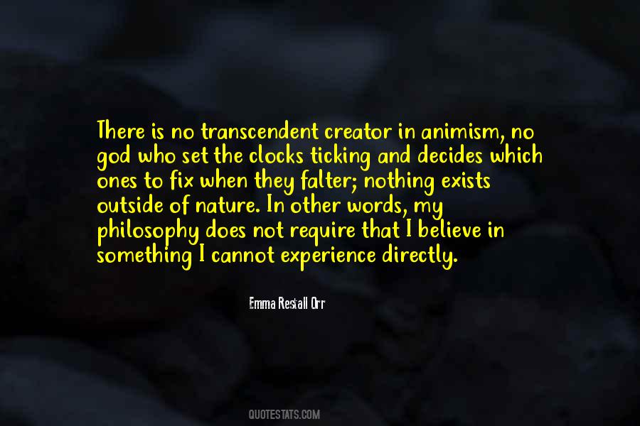 Quotes About Animism #1023718