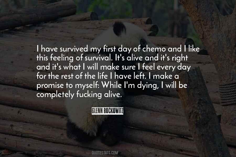 Quotes About Having Survived #17083