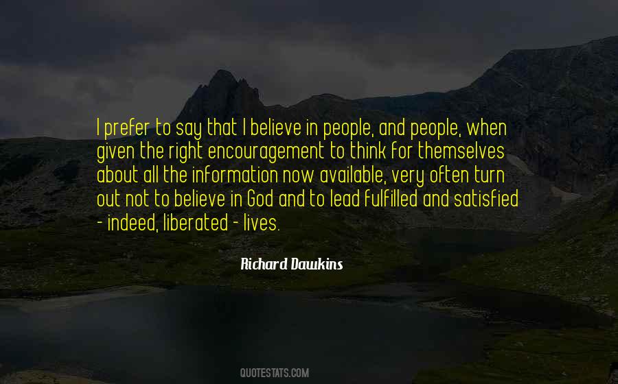 Believe In People Quotes #1586882
