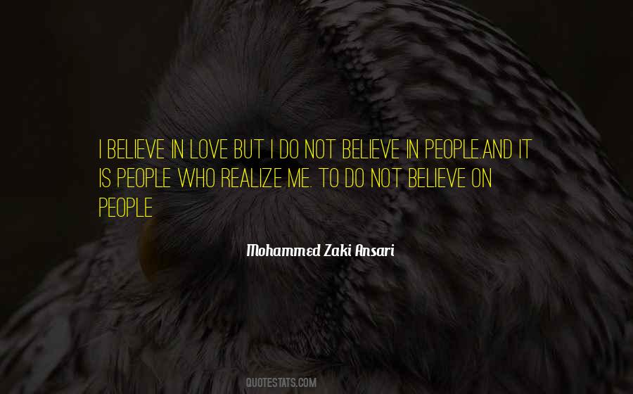 Believe In People Quotes #927802