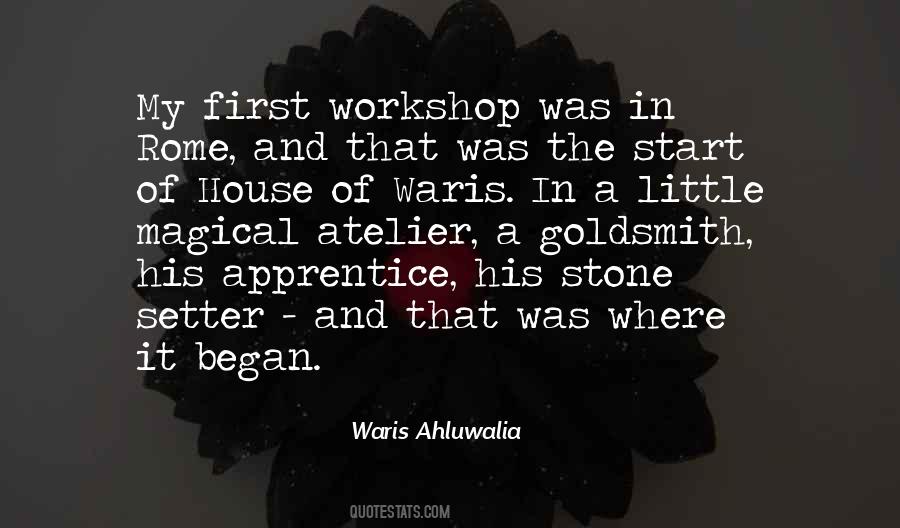 Quotes About A Workshop #936266