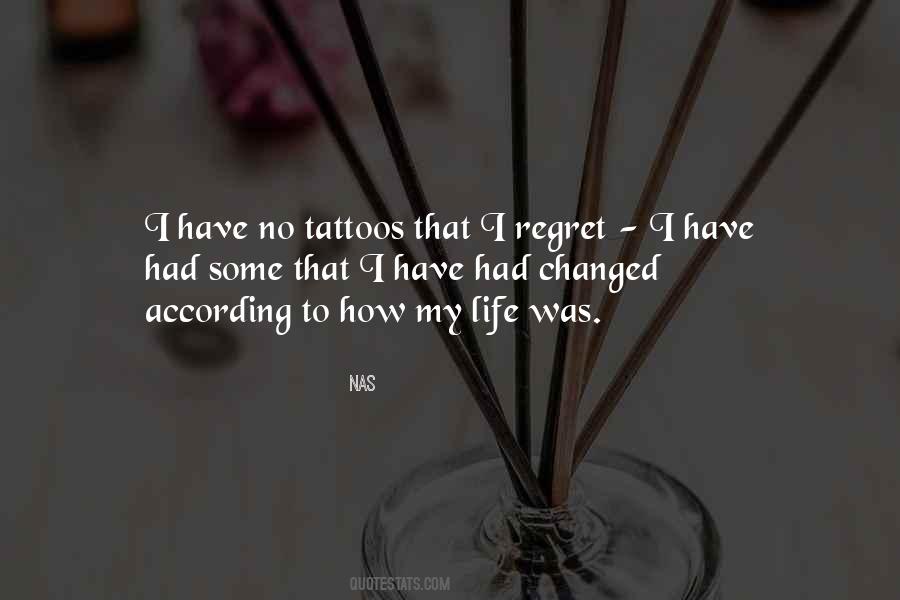 Quotes About I Regret #1304374