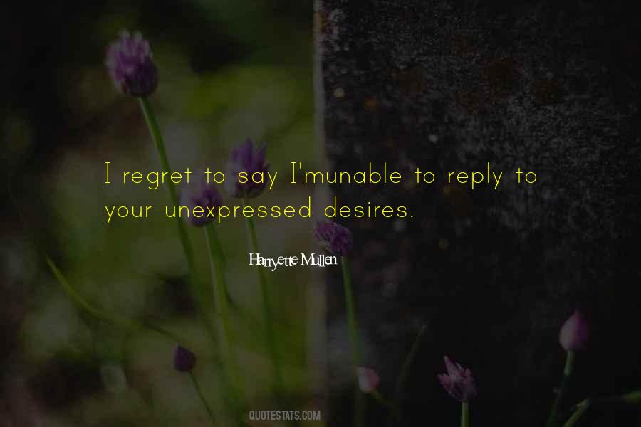 Quotes About I Regret #1339033
