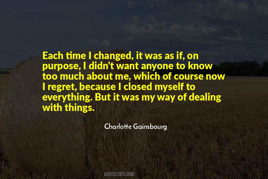 Quotes About I Regret #1838493