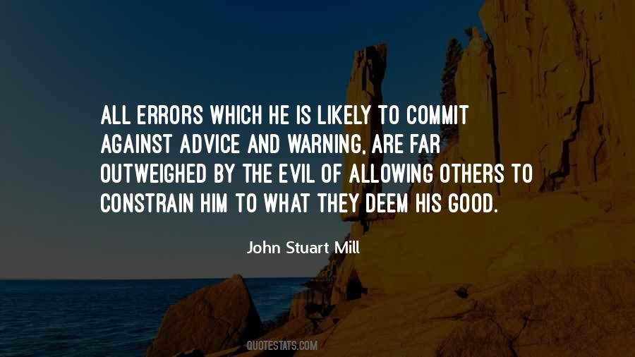 Quotes About Allowing Evil #932560