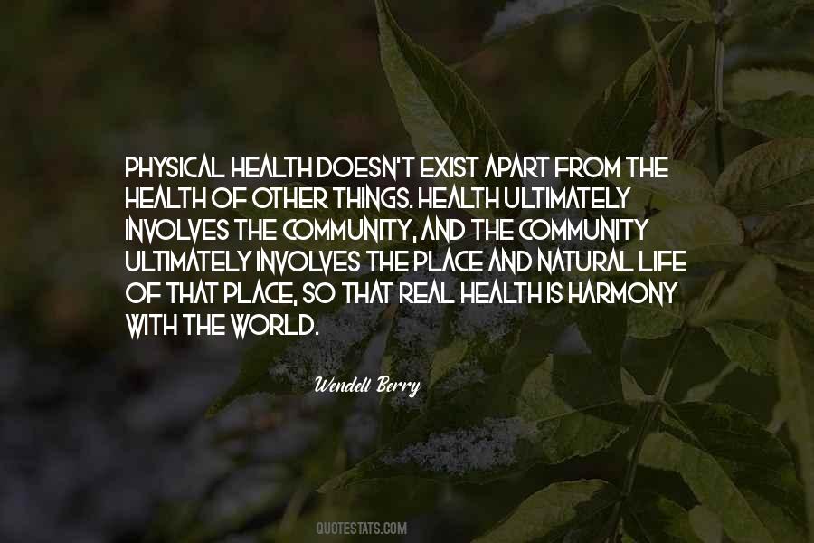 Quotes About Physical Health #1548063