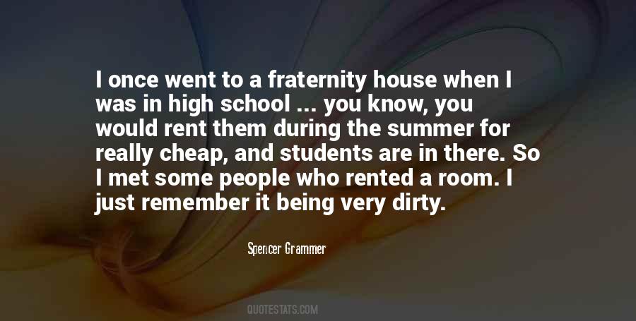 Quotes About Being In High School #1206622