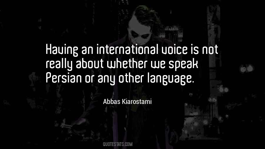 We Speak Quotes #1256258