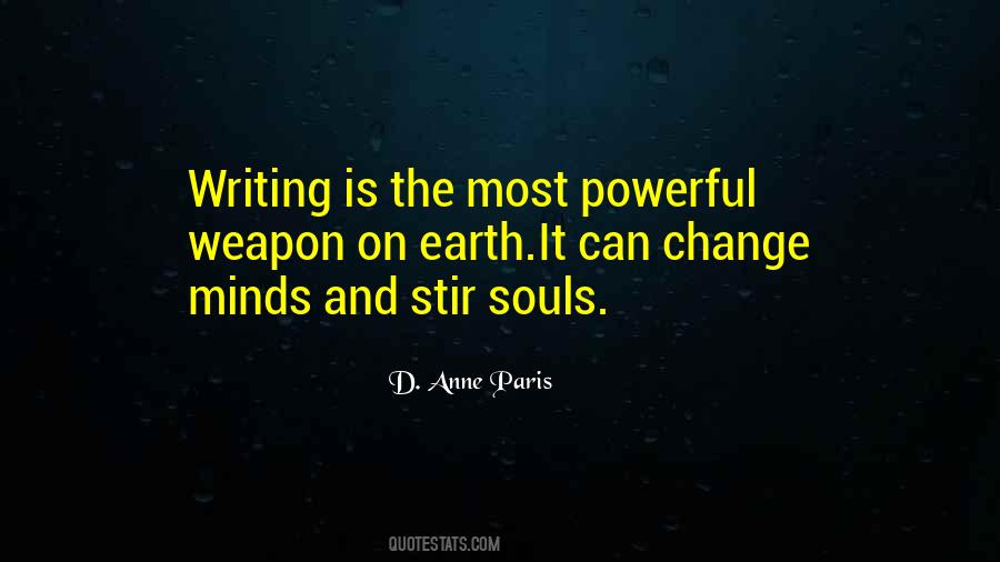 Quotes About Powerful Writing #1098975