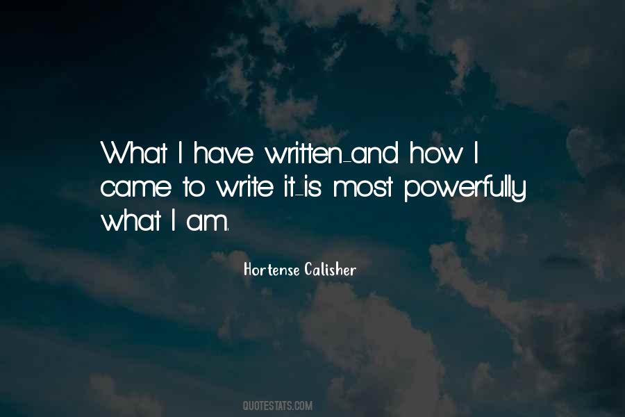 Quotes About Powerful Writing #276922