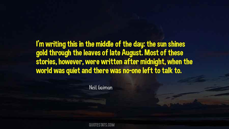 Quotes About Midnight Sun #710317