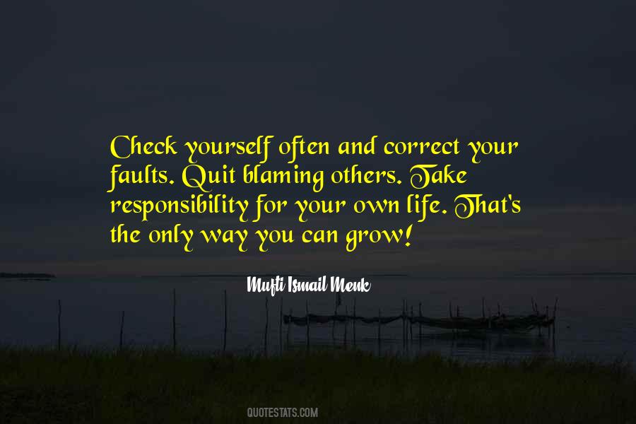 Quotes About Blaming Others For Your Faults #826560