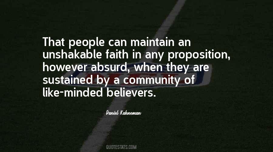 Quotes About Unshakable Faith #1112287