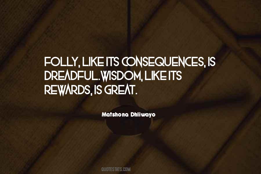 Quotes About Consequences #1800131