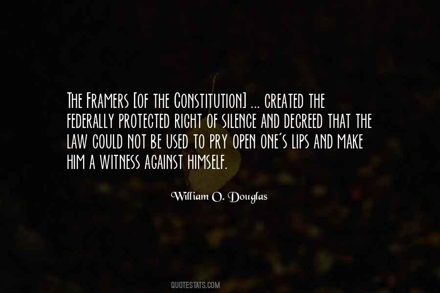 Quotes About The Framers Of The Constitution #1037092