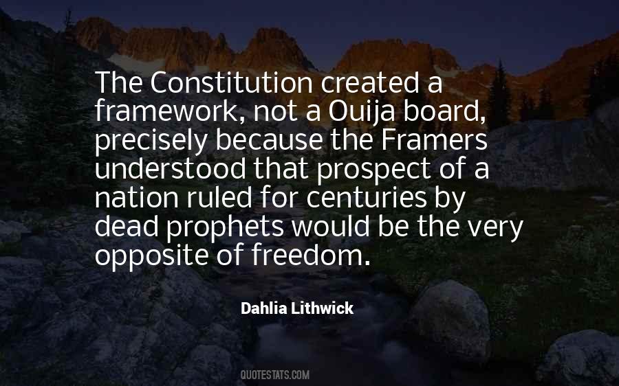 Quotes About The Framers Of The Constitution #1106430