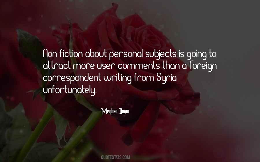 Non Fiction Writing Quotes #1274404