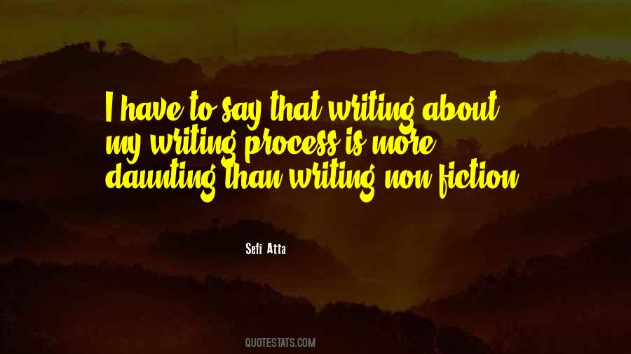 Non Fiction Writing Quotes #1455993