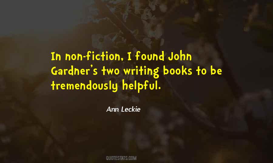 Non Fiction Writing Quotes #1693217