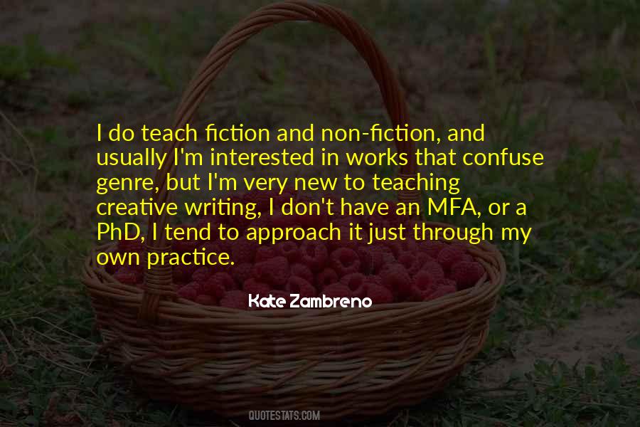 Non Fiction Writing Quotes #904073