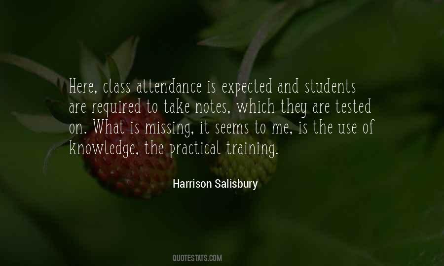 Quotes About Attendance #238747