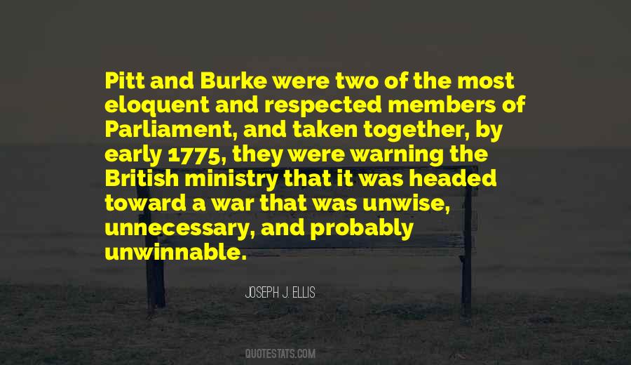Quotes About British Parliament #1571462
