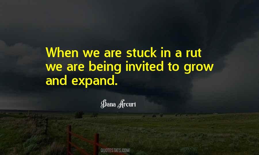 Quotes About Stuck In A Rut #194311