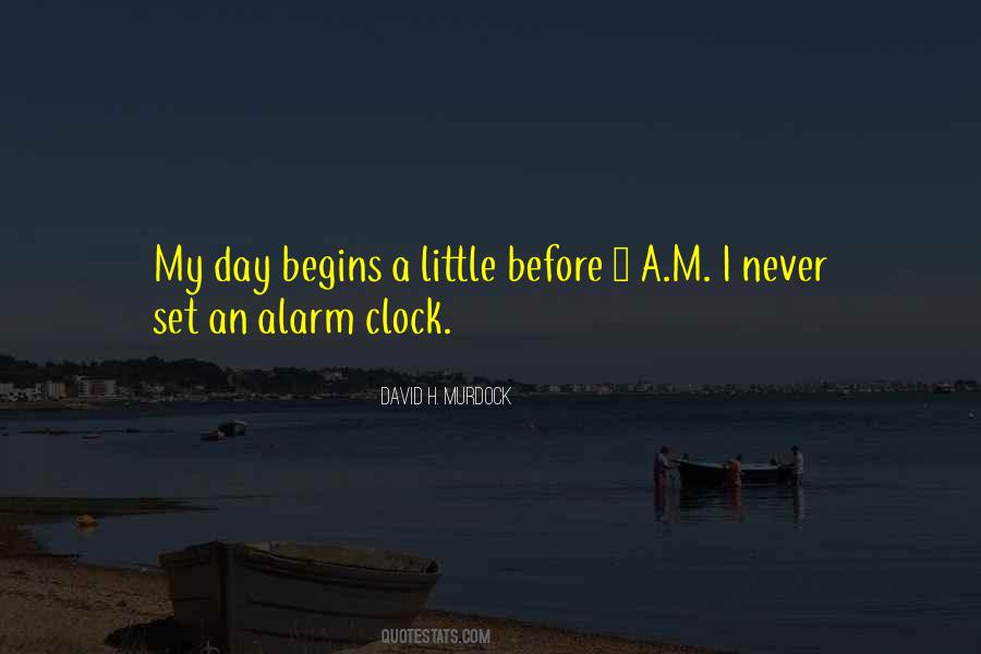 Quotes About Alarm Clock #1575610