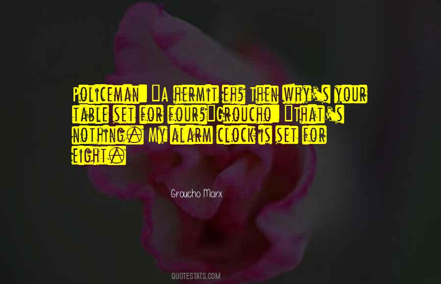 Quotes About Alarm Clock #36964