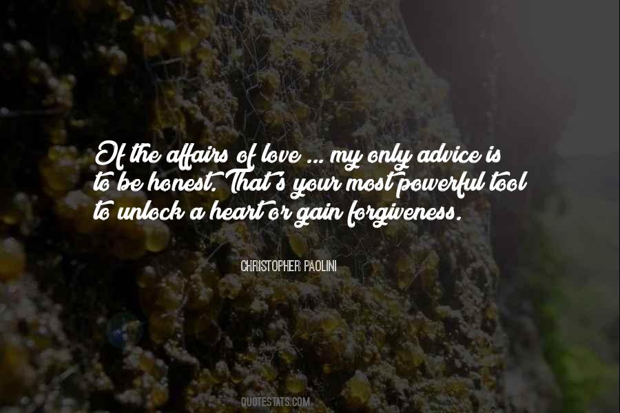 Quotes About Affairs Of The Heart #1066757