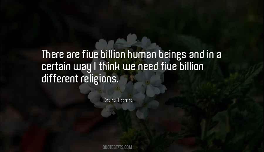 Quotes About Different Religions #1384526