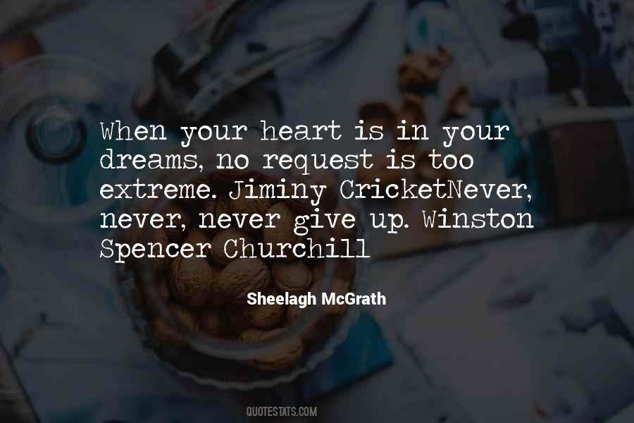 Never Never Give Up Quotes #542221