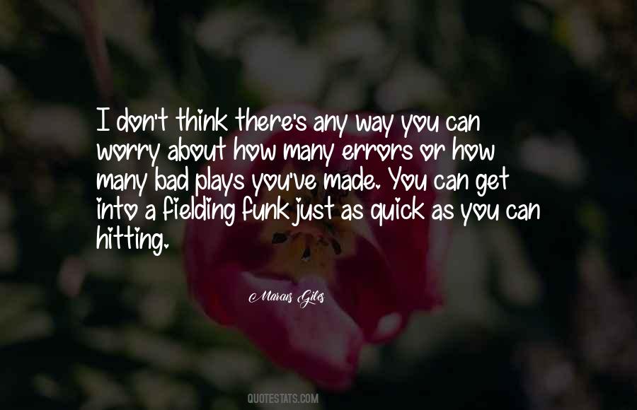 Quotes About Thinking Errors #123354