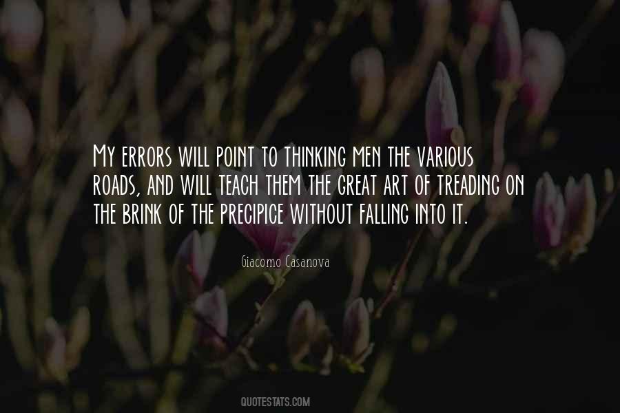 Quotes About Thinking Errors #1551898