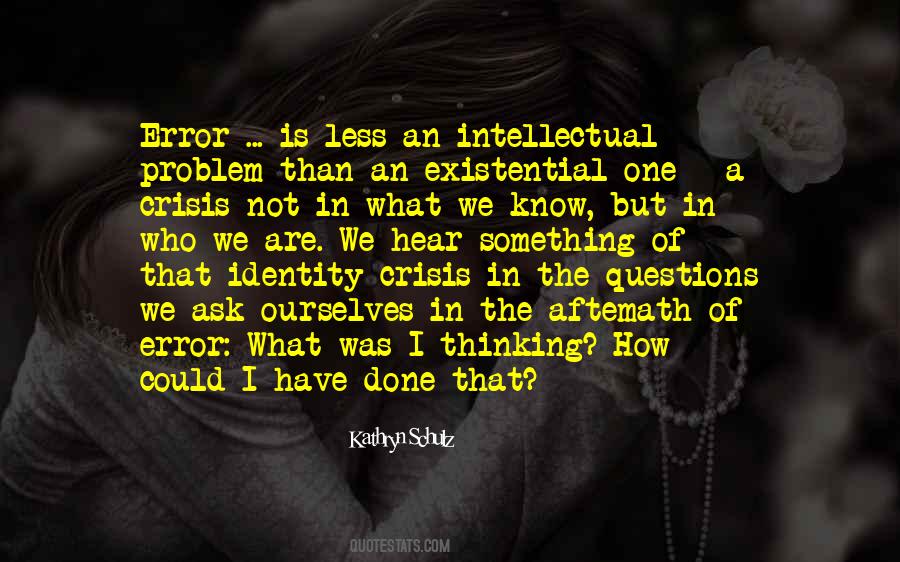 Quotes About Thinking Errors #1644721