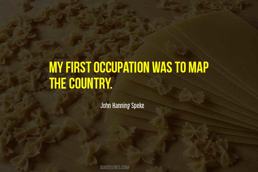 Quotes About Occupation #1200213
