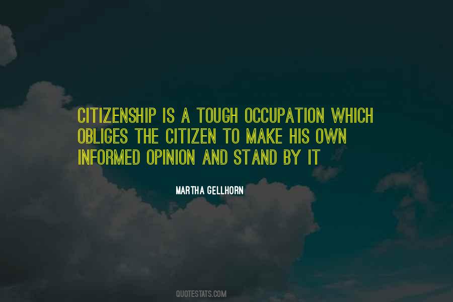 Quotes About Occupation #1357913