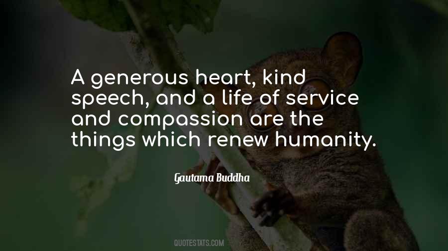 Quotes About A Generous Heart #650600