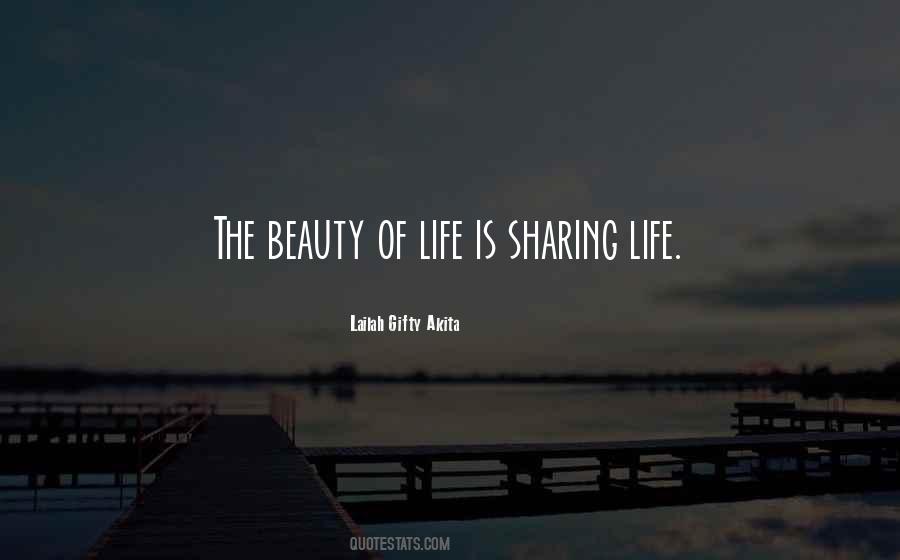 Quotes About Sharing Life #1367757