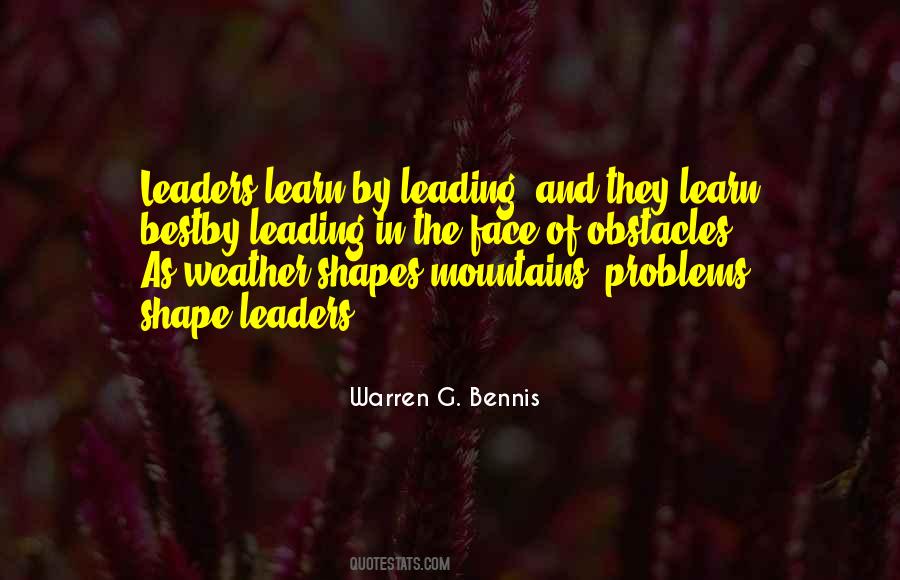 Quotes About Leading #1583627