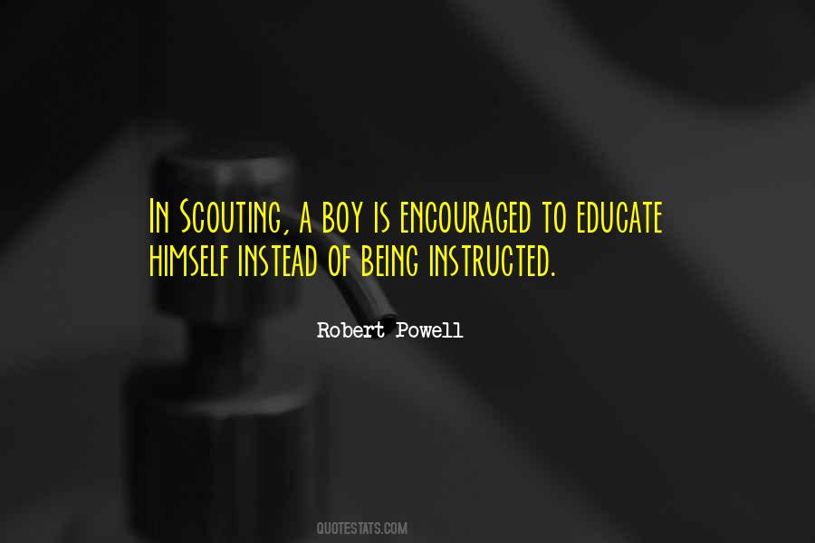Being Instructed Quotes #1204551